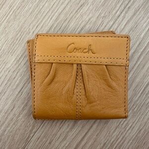 Coach Caramel Leather Wallet